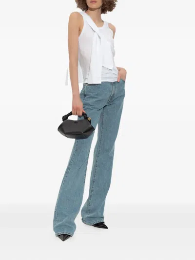 Coperni Top With Tie In White