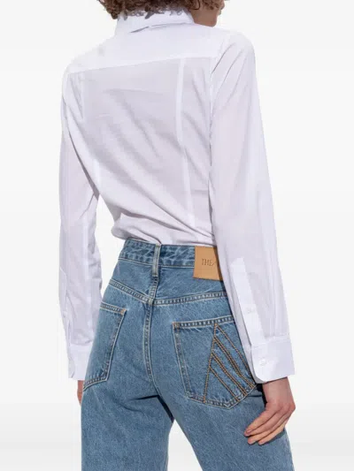 Coperni Bodysuit Collar Pointed Long Sleeves