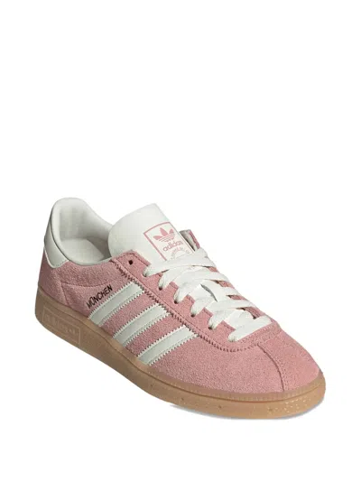 Adidas Originals Muenchen Suede Three-stripe Sneakers