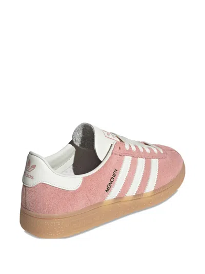 Adidas Originals Muenchen Suede Three-stripe Sneakers