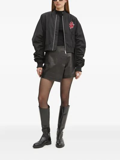 Karl Lagerfeld Lunar New Year Bomber Jacket In Black