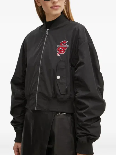 Karl Lagerfeld Lunar New Year Bomber Jacket In Black