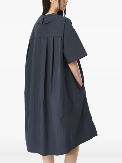Studio Tomboy Pleated Pocket Shirt Mini Dress