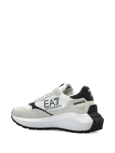 Ea7 Logo-patch Sneakers In Multi