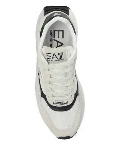 Ea7 Logo-patch Sneakers In Multi