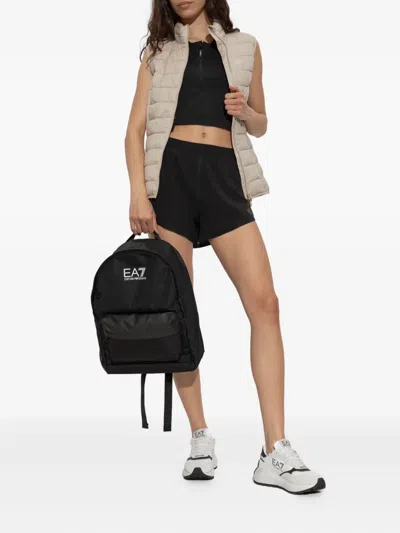 Ea7 Logo-patch Sneakers In Multi