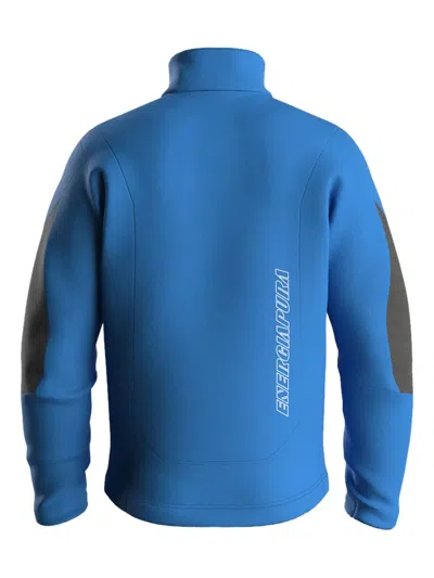 Energia Pura High-neck Panelled Ski Jacket In Blue