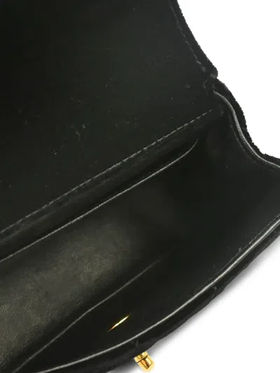 Pre-owned Chanel 1992 Mini Square Velvet Handbag
