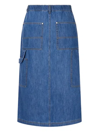 Studio Tomboy Double-knee Denim Skirt