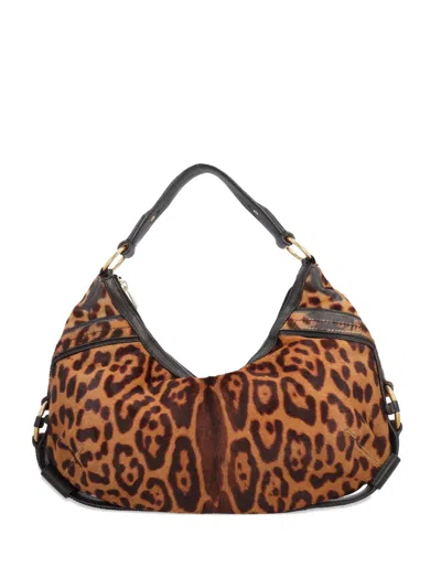 Pre-owned Saint Laurent Leopard-print Shoulder Bag