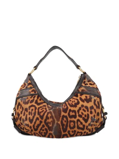 Pre-owned Saint Laurent Leopard-print Shoulder Bag