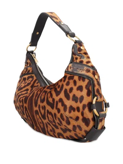 Pre-owned Saint Laurent Leopard-print Shoulder Bag