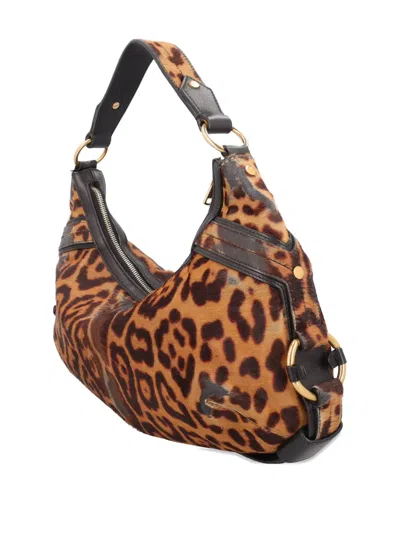 Pre-owned Saint Laurent Leopard-print Shoulder Bag