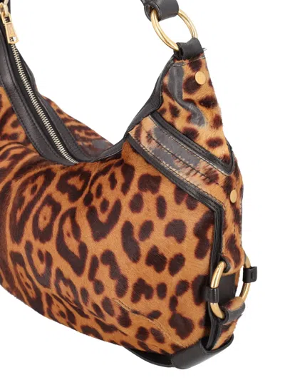 Pre-owned Saint Laurent Leopard-print Shoulder Bag