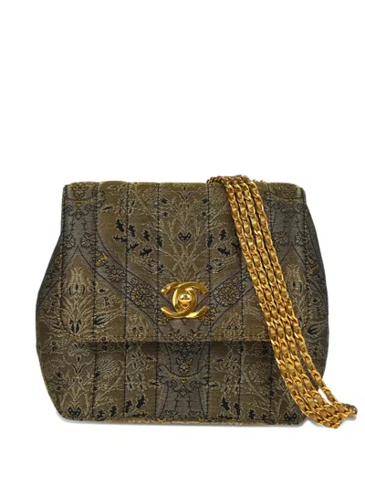 Pre-owned Chanel 1995 Patterned-jacquard Mini Bag