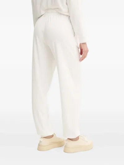 Hugo Boss Logo-patch Track Pants In Neutral