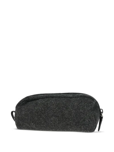 Pre-owned Prada 2010s Triangle-logo Pouch