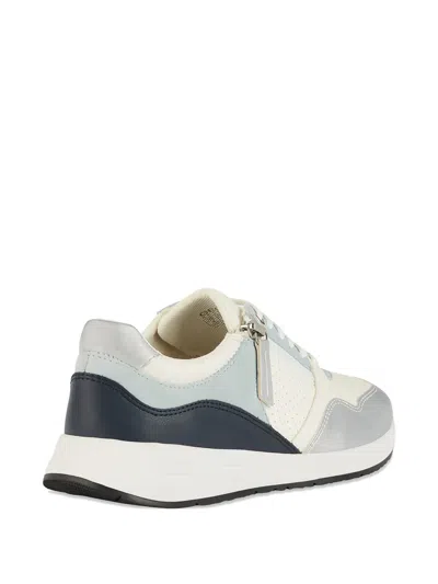 Geox Bulmya Zip-detail Sneakers In Gray
