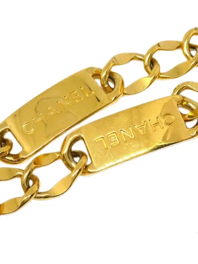 Pre-owned Chanel 1990-2000s Cc-medallion Belt