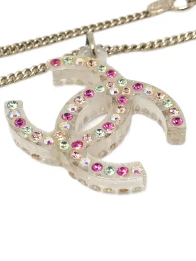 Pre-owned Chanel 2004 Cc-charm Bracelet In Gold