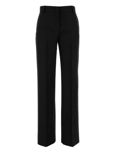 Blumarine Wool Trousers In Black