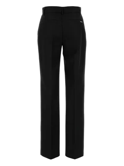 Blumarine Wool Trousers In Black