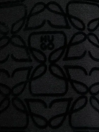 Hugo Boss Lokky Embossed-pattern Top In Black