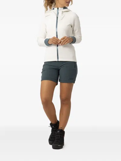 Lamunt Antje Hooded Zip-up Jacket In White
