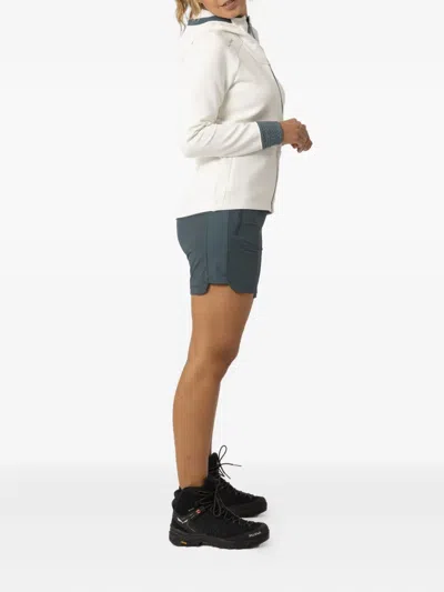 Lamunt Antje Hooded Zip-up Jacket In White