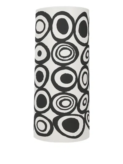 10 Corso Como Signature Circles-pattern Ceramic Vase In Black