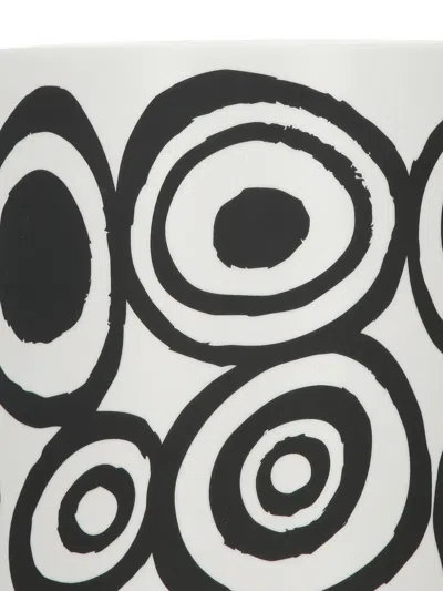 10 Corso Como Signature Circles-pattern Ceramic Vase In Black