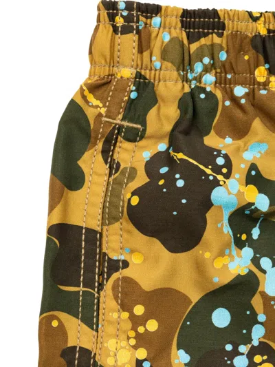 Palm Angels Drawstring Swimming Trunks In Multi