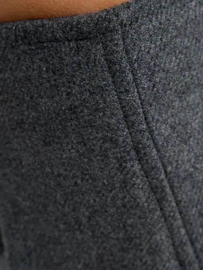 Dsquared2 Wool Pencil Skirt In Gray