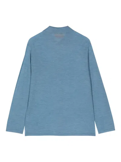 Guest In Residence Showtime Cashmere Buttoned Shirt In Blue