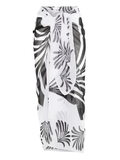 Cala De La Cruz Luana Sarong In Black