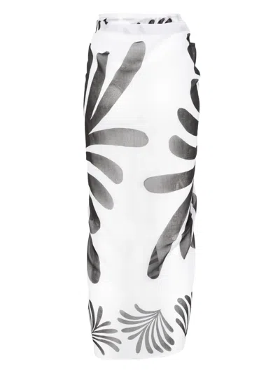 Cala De La Cruz Luana Sarong In Black