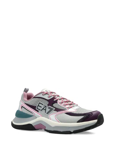 Ea7 Panelled Sneakers In Multi