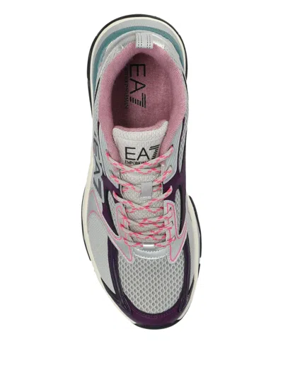 Ea7 Panelled Sneakers In Multi