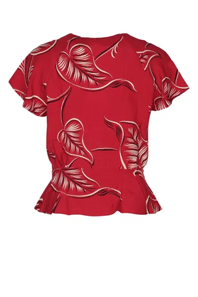 Bode Floral Print Blouse