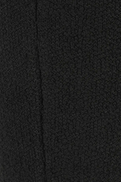Bottega Veneta Black Terry Fabric Skirt In Black