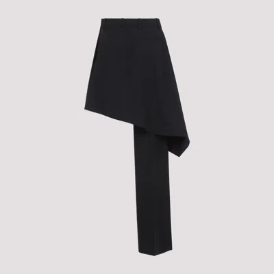 Bottega Veneta Black Wool Pant-skirt