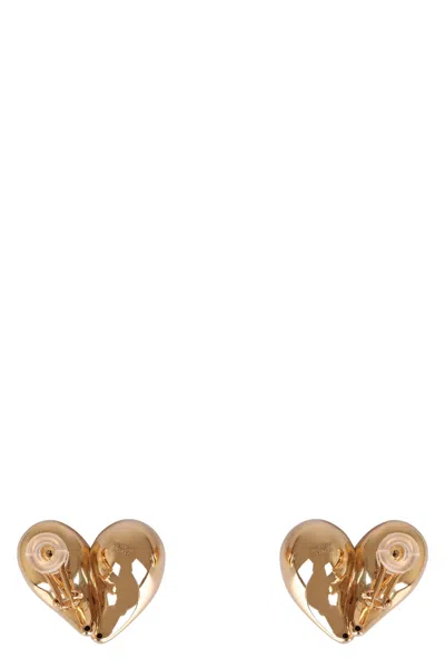 Bottega Veneta Orecchini Drop In Argento Oro  Donna