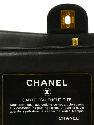 Pre-owned Chanel 1995 Medium Star Stitch Classic Single Flap Shoulder Bag