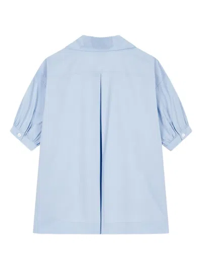 Studio Tomboy Puff-sleeve Pocket-detail Shirt