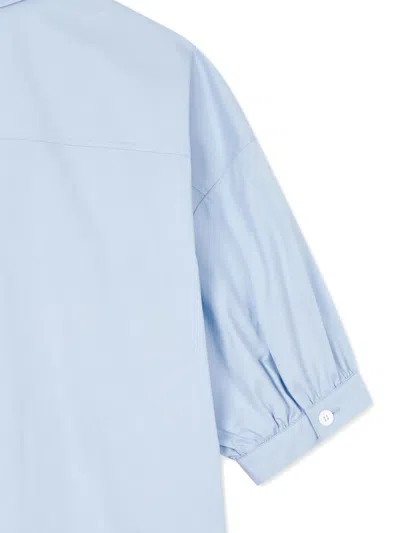 Studio Tomboy Puff-sleeve Pocket-detail Shirt