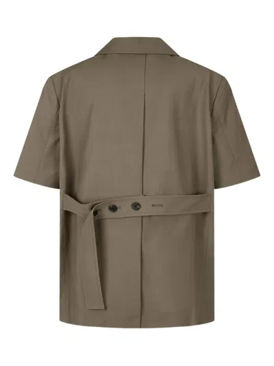 Studio Tomboy Short-sleeve Button Jacket