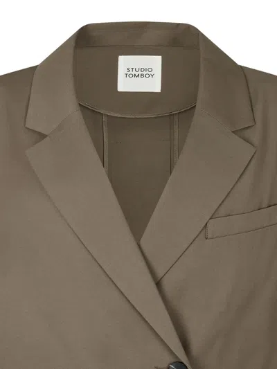 Studio Tomboy Short-sleeve Button Jacket