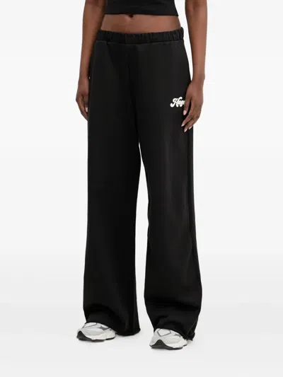 Hugo Boss Logo-appliqué Track Pants In Black