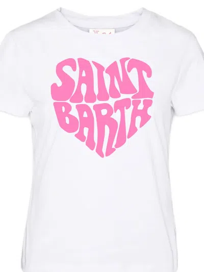 Mc2 Saint Barth Emilie Heart-print Cotton T-shirt