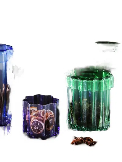 &k Amsterdam Astral Lidded Jar (15cm X 14cm)